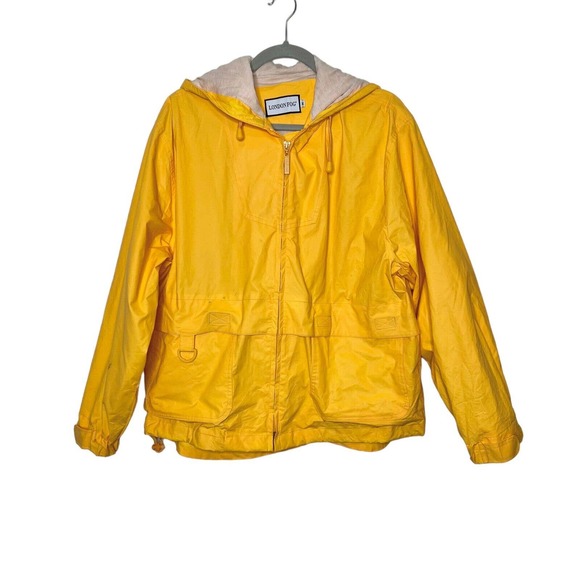 London Fog Jackets & Coats London Fog Classic Yellow Waterproof